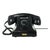 Vintage rotary-dial telephone made entirely of bakelite; designed in 1951 by ericsson for the ptt, the design is based on...