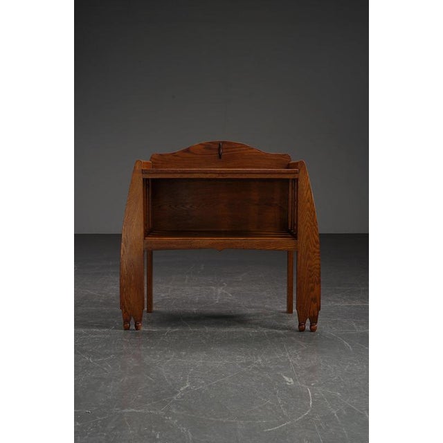 Vintage Amsterdam School Side Table, 1920s For Sale - Image 9 of 15