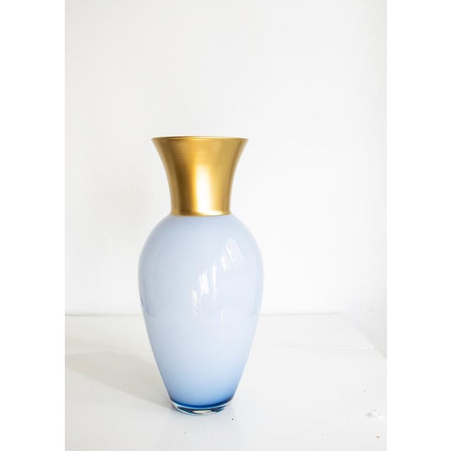 Contemporary Murano Glass Vase by Mariana Iskra for Ribes Studio For Sale - Image 3 of 5