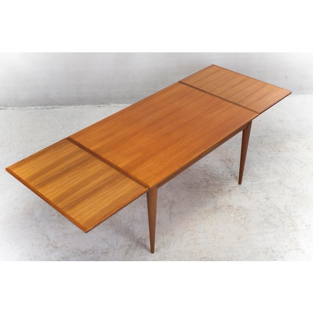 Brown Danish Extendable Teak No. 254 Dining Table by Niels Otto Møller for J.L. Møllers, 1960s For Sale - Image 8 of 18