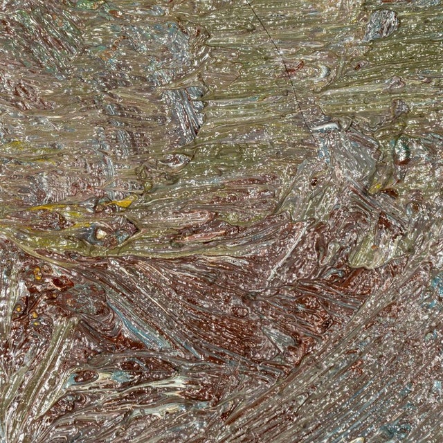 Contemporary Andy Miller Abstract Composition Oil on Canvas For Sale - Image 3 of 6