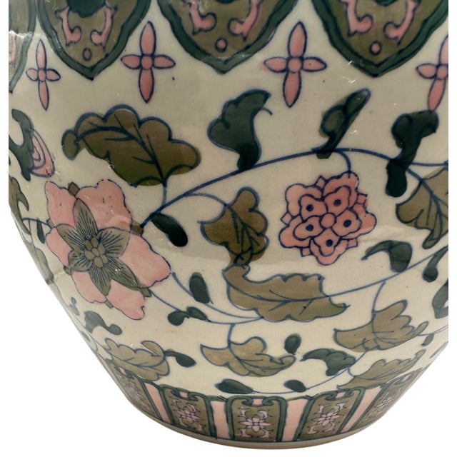 Vintage Chinese Famille Rose Porcelain Planter For Sale In Birmingham - Image 6 of 9