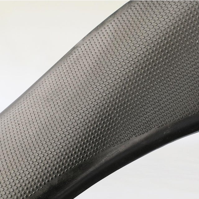 Vintage Black P40 Armchair by Giancarlo Vegni for Fasem, 1980s For Sale - Image 6 of 10