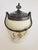 Antique 1800s Mt Washington Custard Satin Biscuit Jar With Lid Hand Painted Flowers For Sale - Image 4 of 11