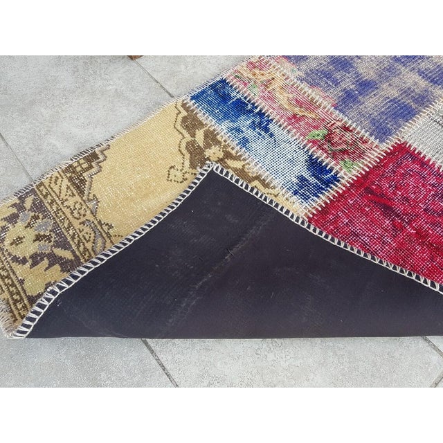 Vintage Oushak Handmade Runner For Sale - Image 4 of 10