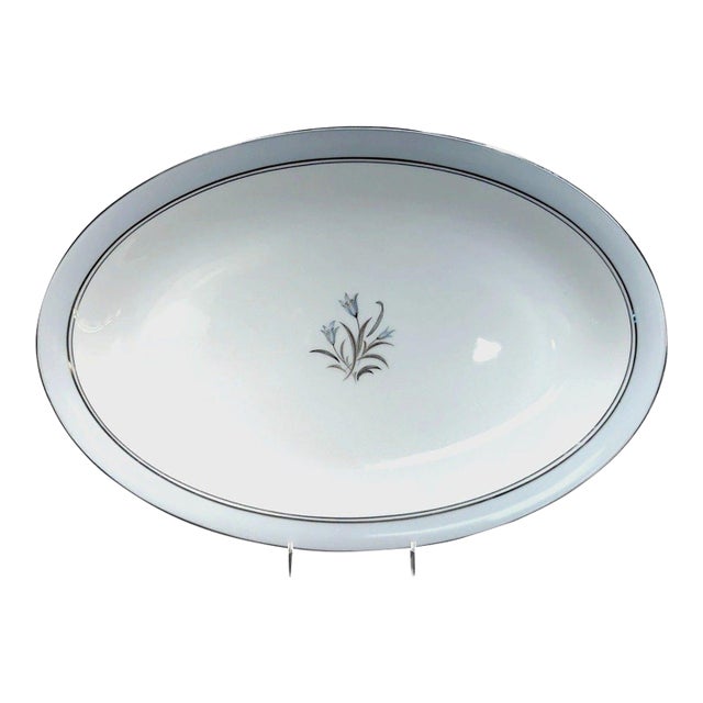 Vintage Noritake Bluebell 5558 Large Oval Serving Platter Japan Fine China For Sale