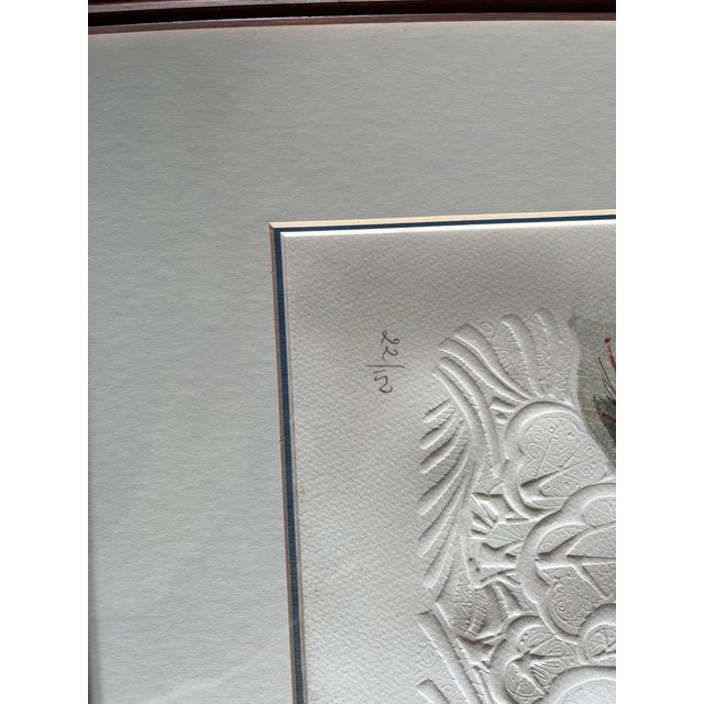 The School of Paris 1960s Alvar Sunol Signed Lithograph For Sale - Image 3 of 6