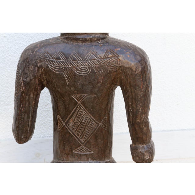 Wood Antique African Namji Fertility Figure For Sale - Image 7 of 12