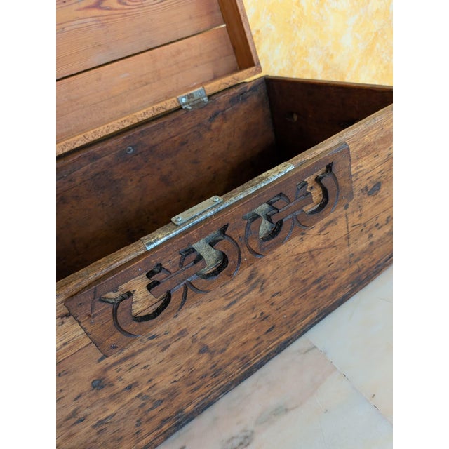 Wooden Bible Box, 1920 For Sale - Image 10 of 13