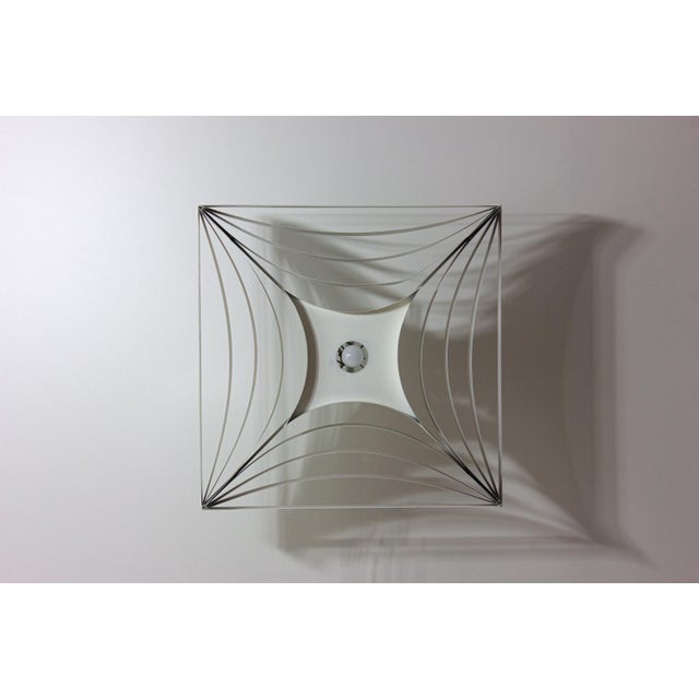 Architectural Ceiling Lamp, Belgium, 1960s For Sale - Image 9 of 10