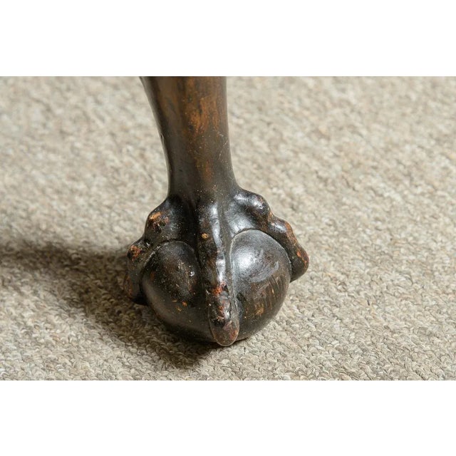 European Painted and Carved Inlaid Armchairs a Pair For Sale - Image 9 of 10