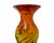 Blenko Vintage Mid Century Modern Blenko Amberina Twisted Blown Glass Vase Wayne Husted For Sale - Image 4 of 5