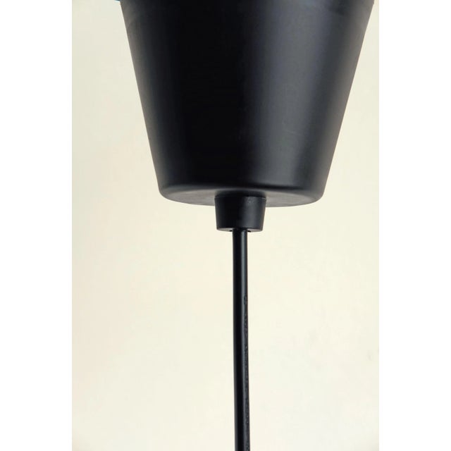 Orange Glass Trumpet Pendant Light by Peill & Putzler, 1960s For Sale - Image 4 of 7