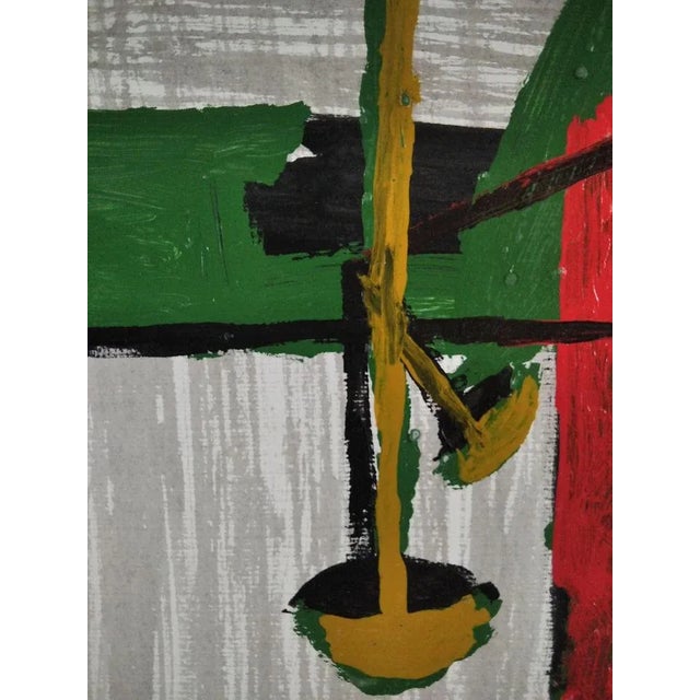 Miguel Ybanez, Composition, 1991, Mixed Media on Paper For Sale - Image 3 of 7