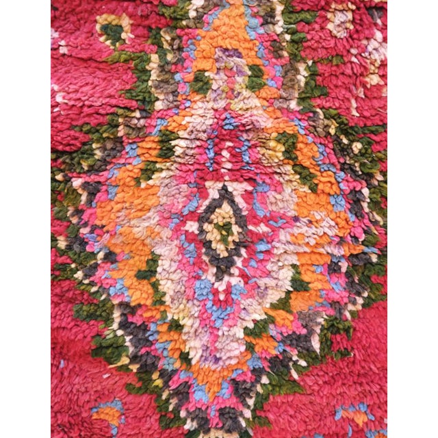 1980s 1980s Colorful Narrow Runner Rug - 8.5 X 2.4 Ft For Sale - Image 5 of 6