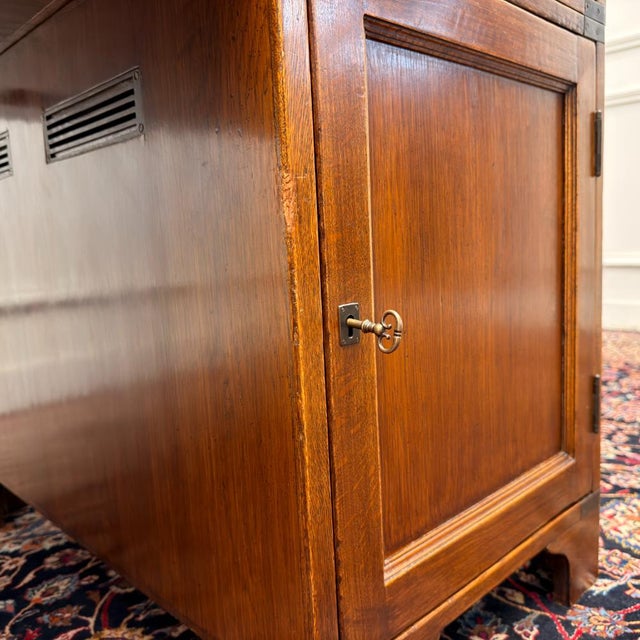 English Campaign Desk in Oak For Sale - Image 15 of 18