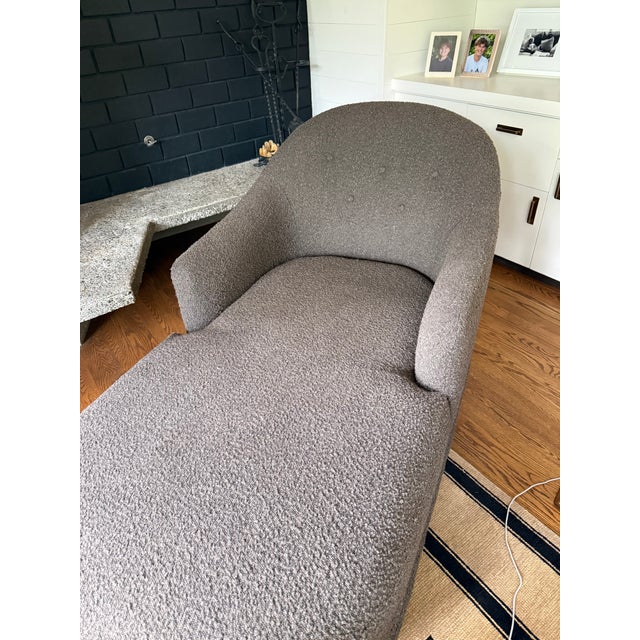 Two years old, this Chaise by Four Hands is in great condition and ready for a new home! Soft boucle and a neutral color,...