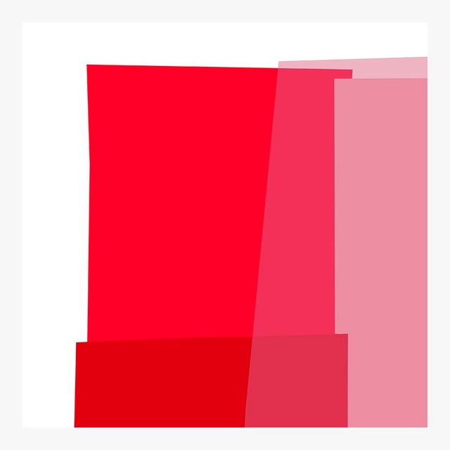 Red Red Collage Fine Art Print 30" X 40" by Liz Roache For Sale - Image 4 of 6