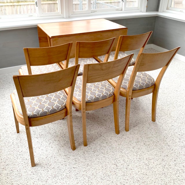 MidCentury Modern HeywoodWakefield Harmonic Drop Leaf Dining Table