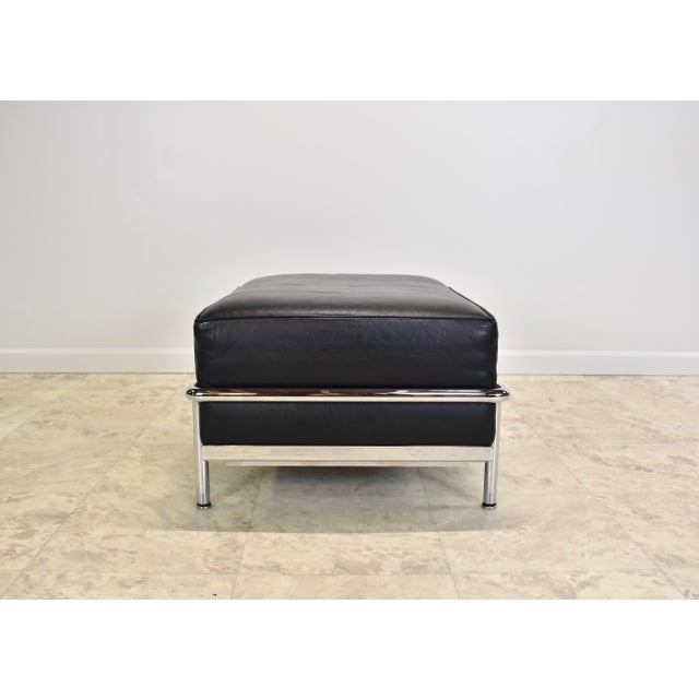 Le Corbusier, Jeanneret, Perriand Contemporary Cassina Le Corbusier Lc2 Ottomans by Jeanneret Perriand For Sale - Image 4 of 12