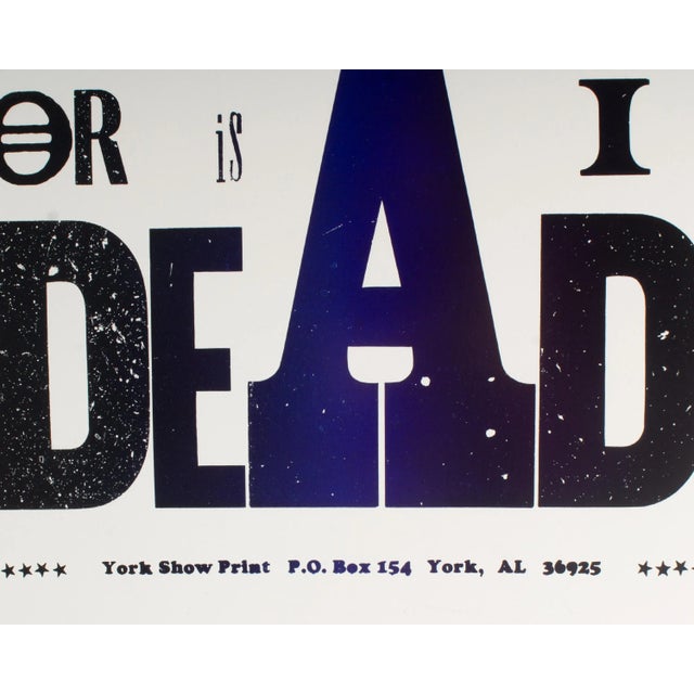 2004 Signed “Is This a Nightmare” York Show Print by Carl Pope For Sale - Image 4 of 7