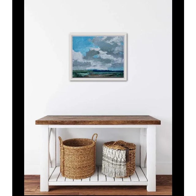 Quiet Places & Desertscapes — Desert Cloudscape Original oil painting by Haas, 20 x 16 unframed on linen panel, signed....