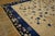 Beige 1900s Beige Background Color With Floral Design Antique Chinese Peking Rug For Sale - Image 8 of 9