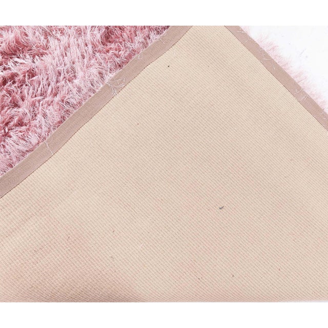 Textile Modern Shaggy Rug in Pink Tones by Doris Leslie Blau For Sale - Image 7 of 7