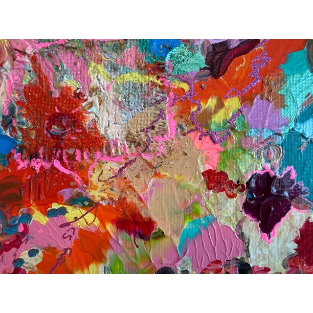 Textile Serg Graff "Color Synapse" Abstract Painting Acrylic on Canvas Framed Art, Coa For Sale - Image 7 of 9
