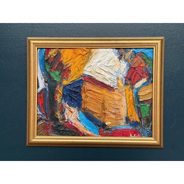 Anders Wallin, Abstract Composition, 1980s, Oil on Panel, Framed For Sale - Image 13 of 18