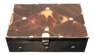 Mid-Century Modern William Spratling Sterling Silver and Tortoiseshell Box