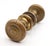 Mid 20th Century Reclaimed Cast Brass Concentric Passage Door Knob Set For Sale - Image 5 of 5