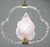 1940s 1940s Elgant Pink Art Decò Barovier E Toso Pendant Light Murano Glass For Sale - Image 5 of 13