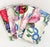 Chinoiserie Vintage 1980s Cabbage Rose Floral Cotton Dinner Napkins – Grandmillennial Style (Set of 6) For Sale - Image 3 of 12