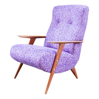 Vintage Italian Lounge Chairs by Guglielmo Veronesi, 1950s For Sale