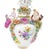 Purple 19th Century Meissen Rococo Style Flower-Encrusted Covered Urns From Germany For Sale - Image 8 of 13