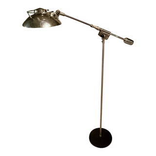 Vintage Industrial Floor Lamp by Ferdinand Solere, Paris 1950 For Sale