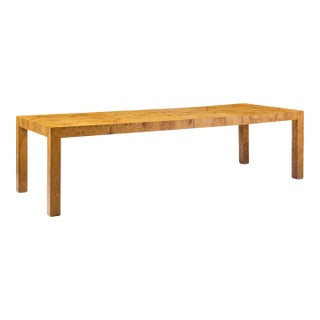 Milo Baughman for Thayer Coggin Mid Century Dining Table With 2 Leaves For Sale