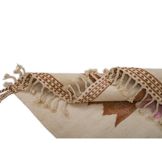 Early 21st Century Moroccan Flatweave Wool Rug by Azele Studio For Sale - Image 5 of 10