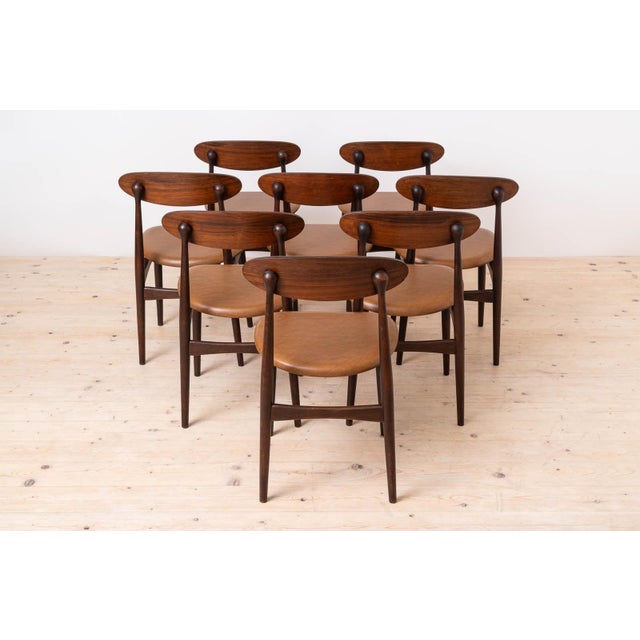 This model of dining chair was designed by famous norwegian designer fredrik kayser for viken møbelfabrikk, a company he...