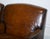 Set of Cigar Hand Dyed Leather Chairs For Sale - Image 4 of 18