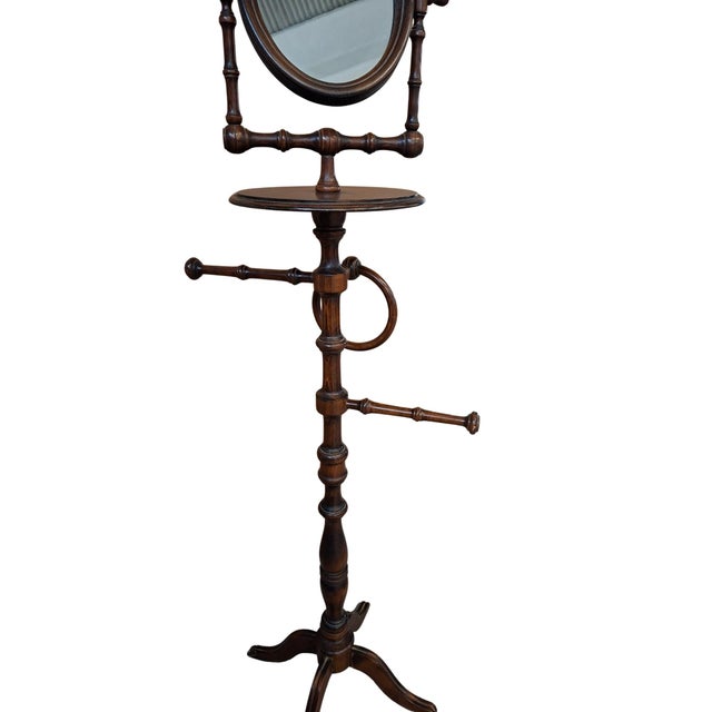 1980s Beech Bathroom Floor Lamp, 1980s For Sale - Image 5 of 13