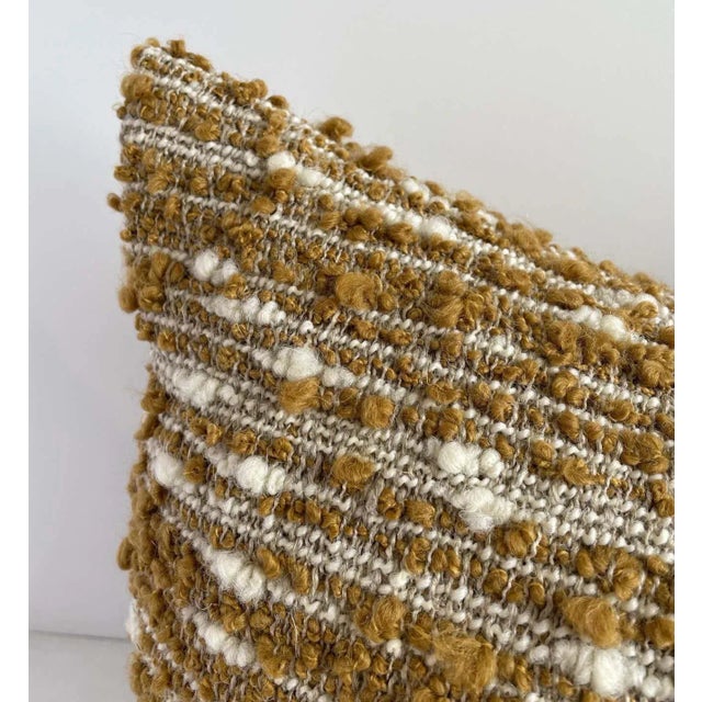 Traditional Bloom Home Inc Belgian Linen and Wool Pillow For Sale - Image 3 of 8
