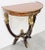 French Empire Style Bronze-Mounted Kingwood D-Shape Console Table, 20th Century