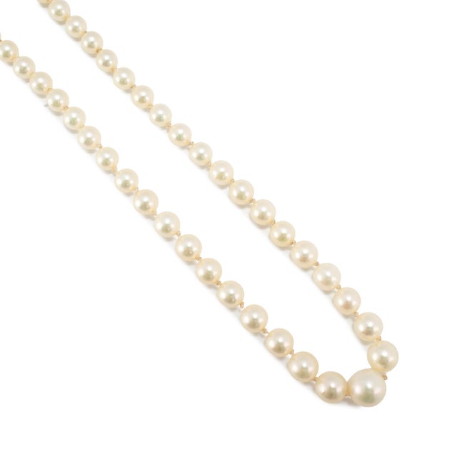 Brand: Mikimoto Gender: Ladies Metal Type: Sterling Silver Length: 20.00 inches Width: 7.30 mm Weight: 15.20 grams Vintage...