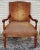 Brown Neoclassical Style Brown Armchair For Sale - Image 8 of 8