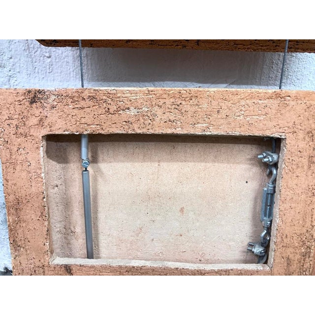 Framed Terracotta Wall Sculpture, 1980s For Sale - Image 13 of 18