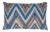 Schumacher Coyolate Lumbar Pillow in Ocean For Sale