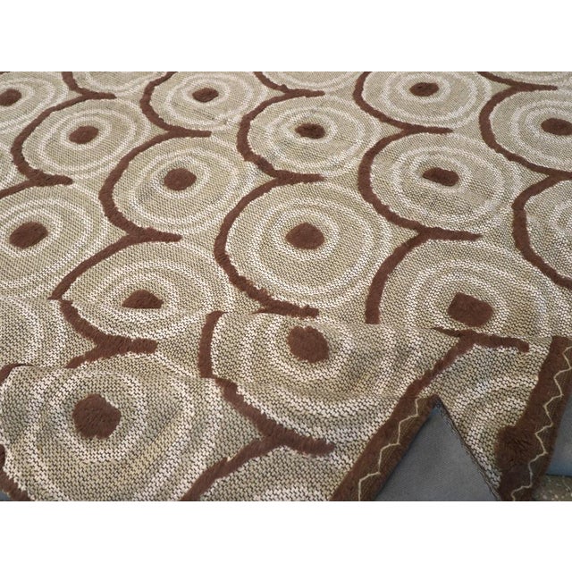 Galerie Shabab Collection Mid-20th Century Spanish Textile Flatweave Rug For Sale - Image 9 of 10
