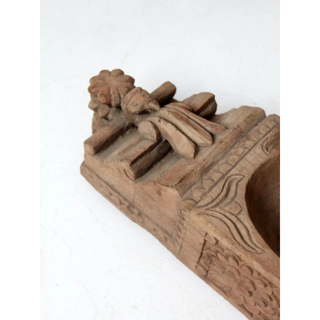 Antique Carved Wooden Centerpiece For Sale - Image 9 of 12